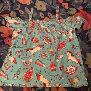 Big Girls tee shirt, size 7/8, Multicolored